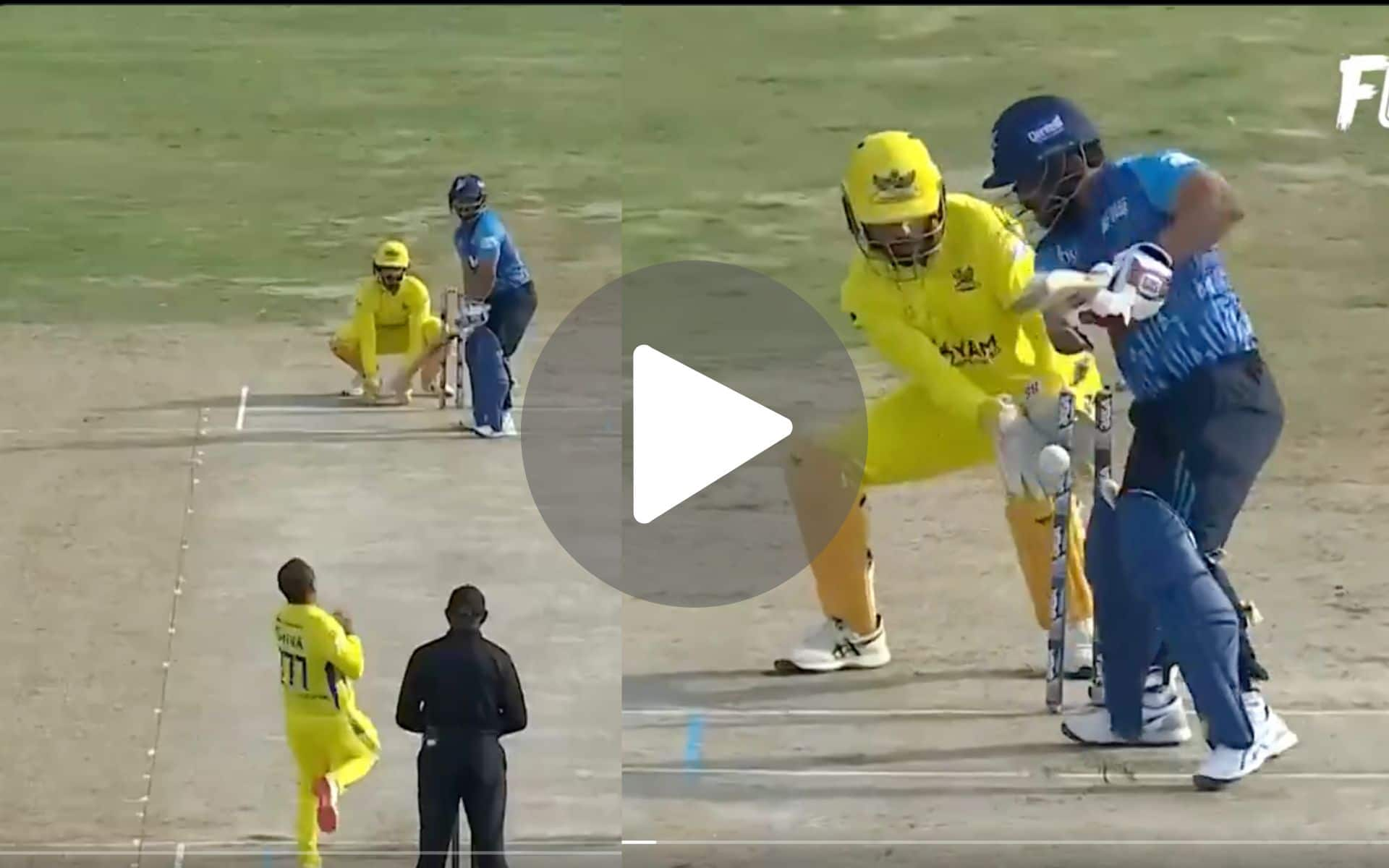 [Watch] Shane Warne-like Turn Leaves Kedar Jadhav Stunned In LLC 2024